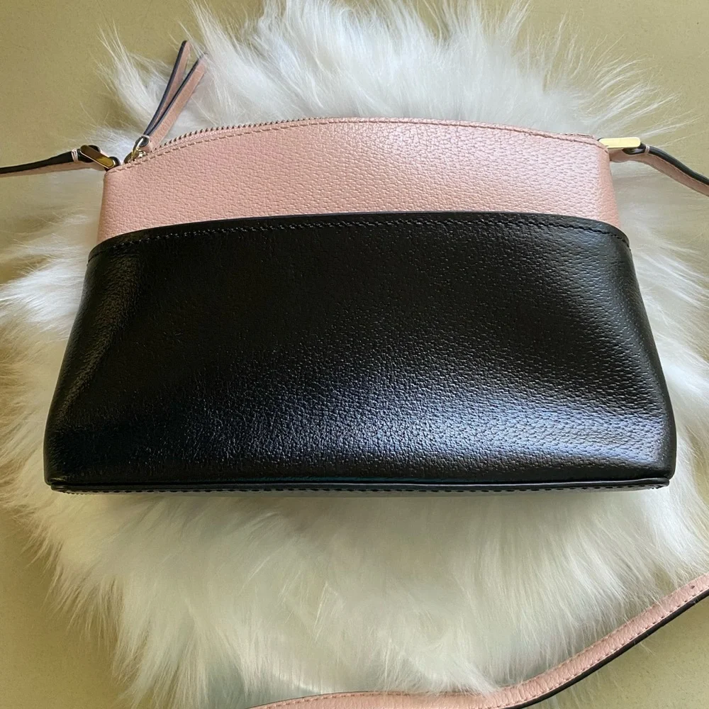EUC Kate spade Jeanne color block crossbody pink/black - Picture 4 of 16